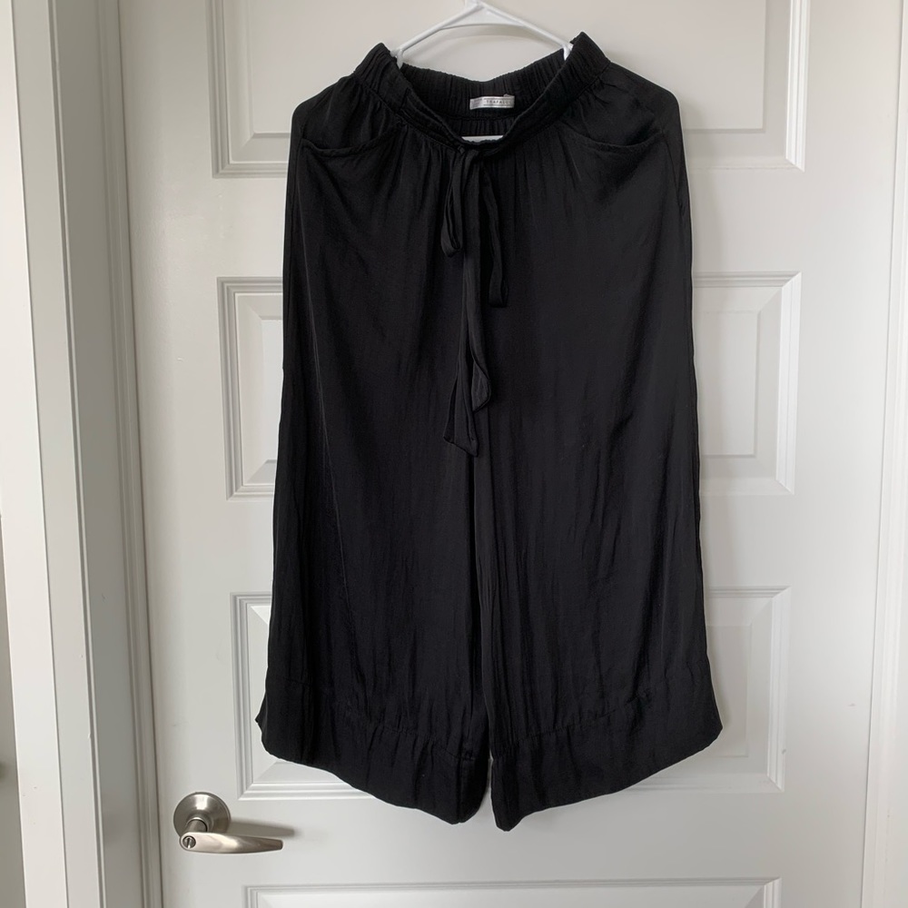 Zara Black Wide Leg Pants